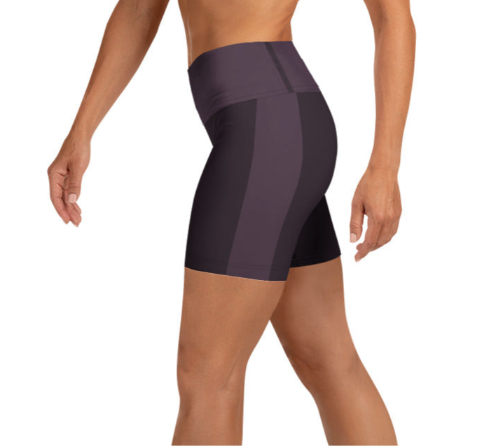 Active Biker Shorts - Soft Blackberry / Smoked plum