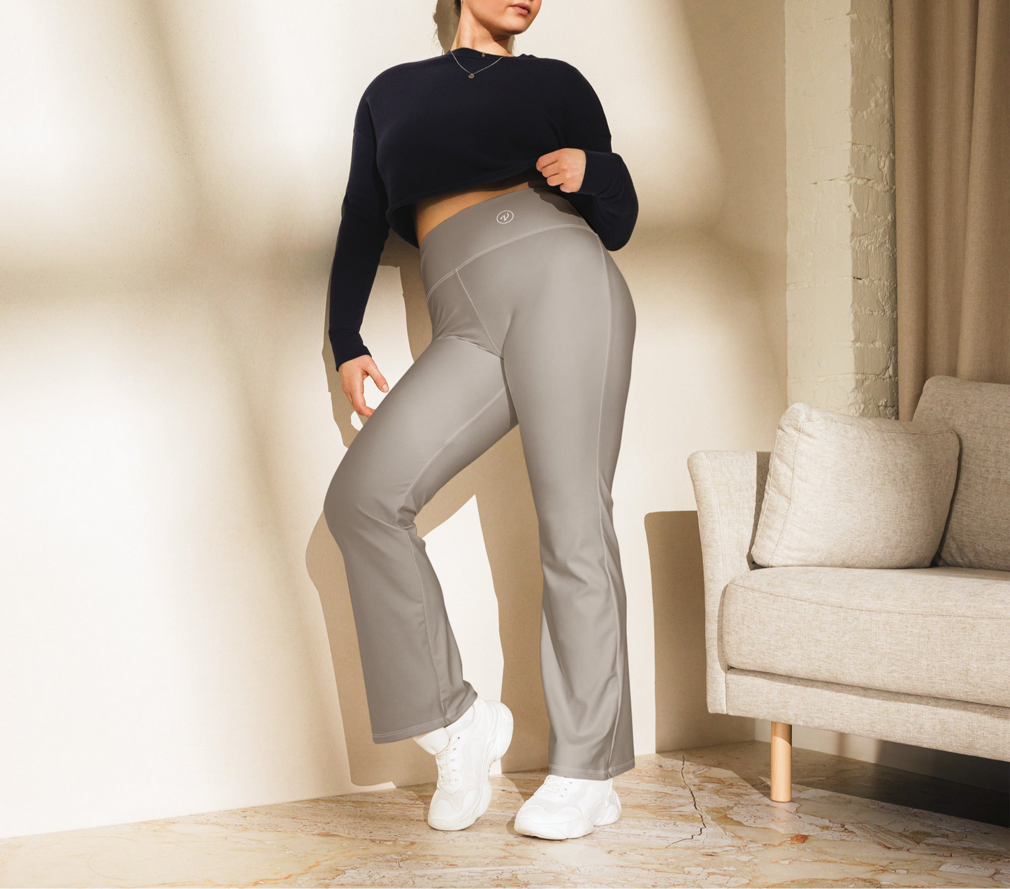 Flared leggings - Desert Sandstone